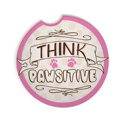 Car Coaster - Think Pawsitive