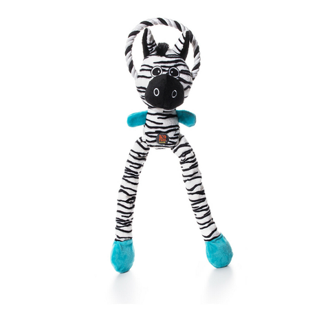Thunda Tugga Leggy Zebra Dog Toy