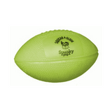 Squeak and Glow Rubber Football Dog Toy - Yellow
